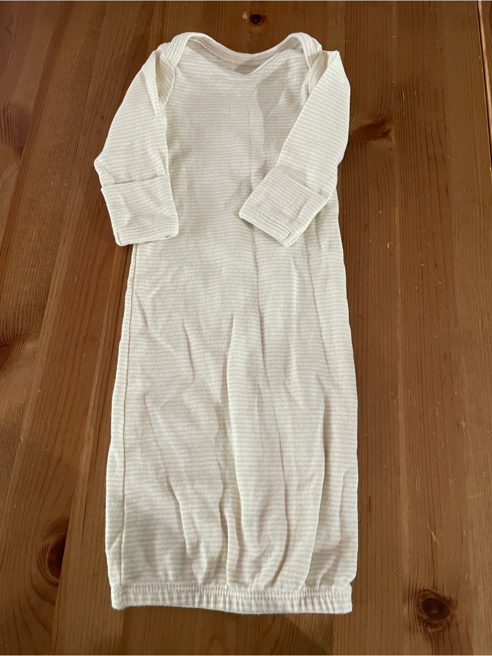 Carter's Cream/Natural Long-Sleeve Baby Sleep Gown